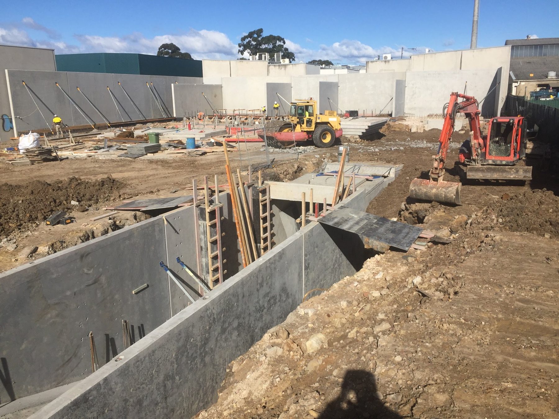 Kirrawee conveyor pit excavation